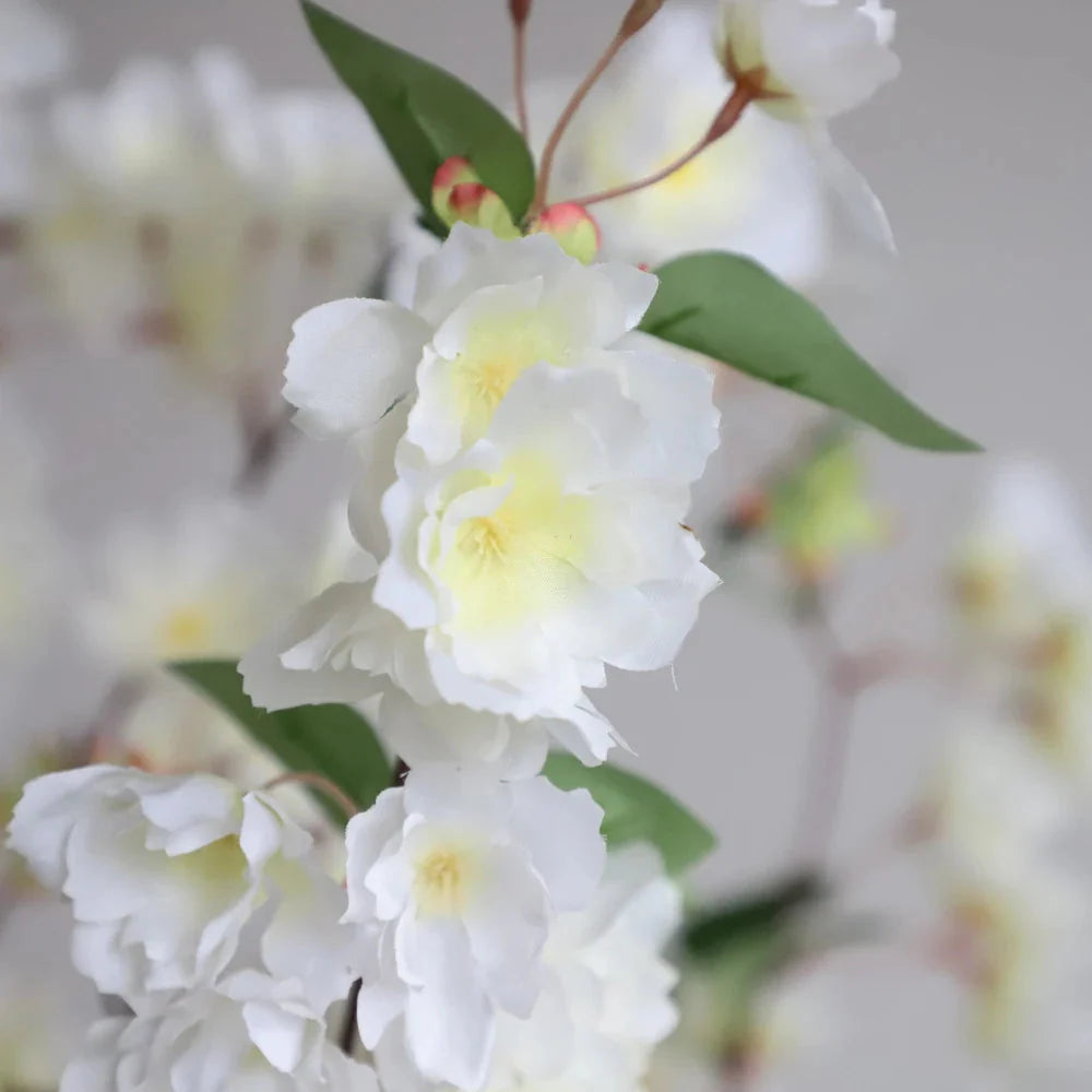 50in(4.2ft) Artificial White Cherry Blossom Tree momoplant