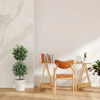 single 35 inch faux olive topiary tree with double ball layered spheres on single trunk for compact spaces