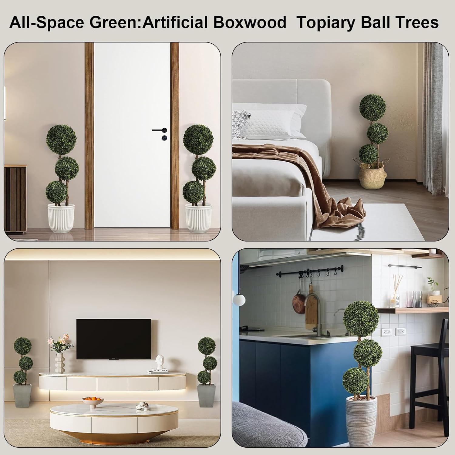 artificial boxwood topiary