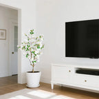 50in(4.2ft) Artificial White Cherry Blossom Tree momoplant