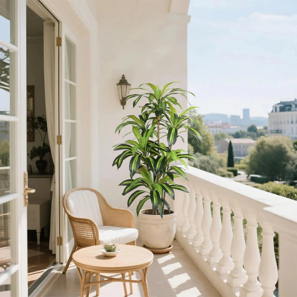 59in(4.9ft) Artificial Dracaena Faux Plant momoplant