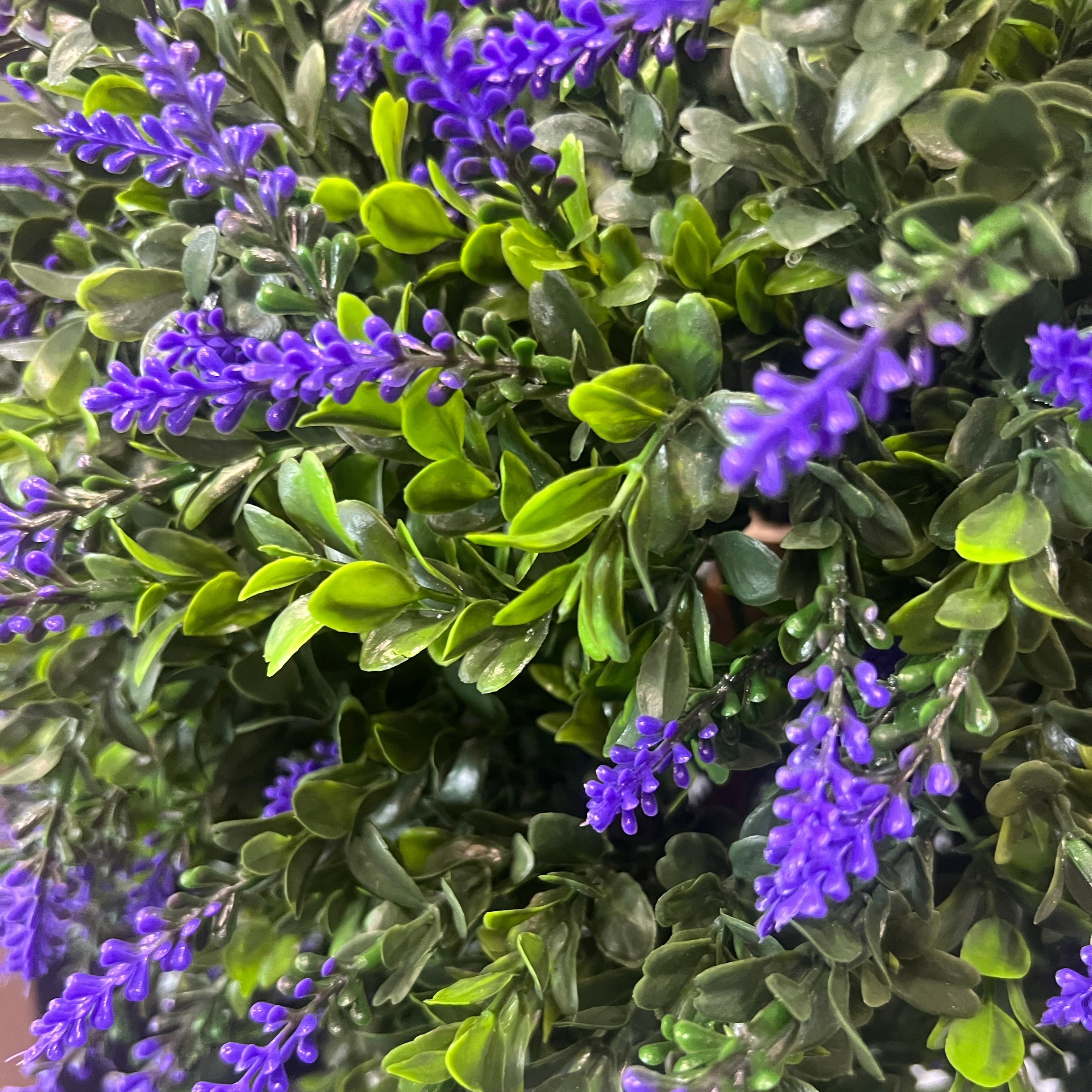 2-Pack 60cm Artificial Lavender Spike Stakes|artificial lavender spikes|stake-in-ground