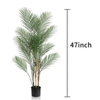2-Pack 47" Artificial Areca Palm – Lush Faux Palms, Zero Maintenance