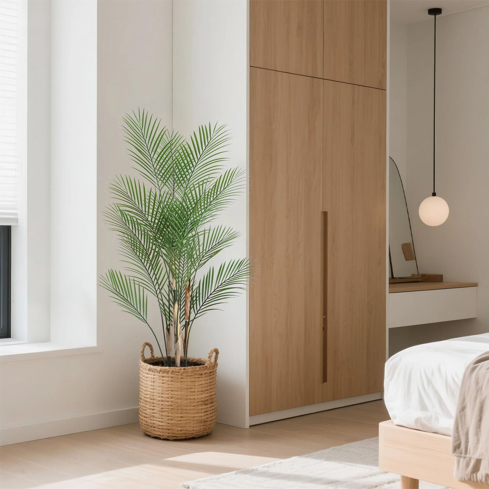 2-Pack 47" Artificial Areca Palm – Lush Faux Palms, Zero Maintenance