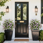 2-Pack 65cm Artificial Lavender Spikes – Lifelike Purple Faux Flowers for Garden, Patio & Outdoor Decor