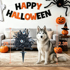 2-Pack 60cm Halloween Pumpkin Yard Stakes | Outdoor Fall Decorations | Weatherproof & UV-Resistant