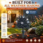 2-Pack 60cm Halloween Pumpkin Yard Stakes | Outdoor Fall Decorations | Weatherproof & UV-Resistant