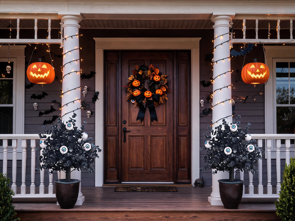 Halloween decorations for planters