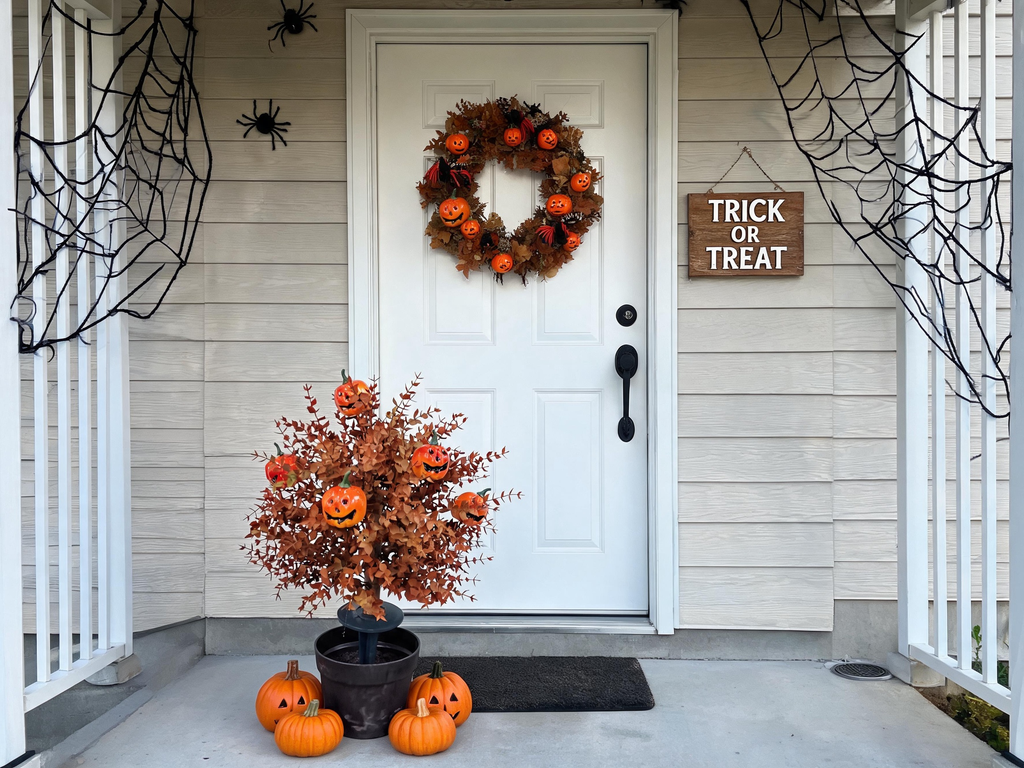 Jack-o'-lantern decorations