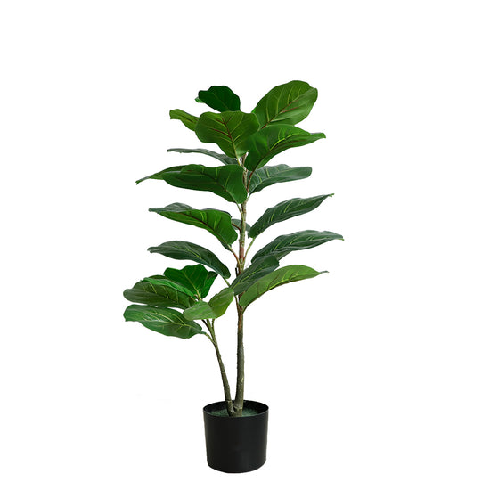 Artificial fiddle leaf fig tree ,green 37"